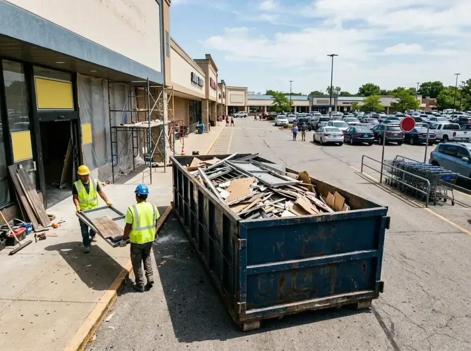 retail-store-renovation-debris-003 — frequently asked questions, Roll-off Dumpster Rentals in Woodstock, IL